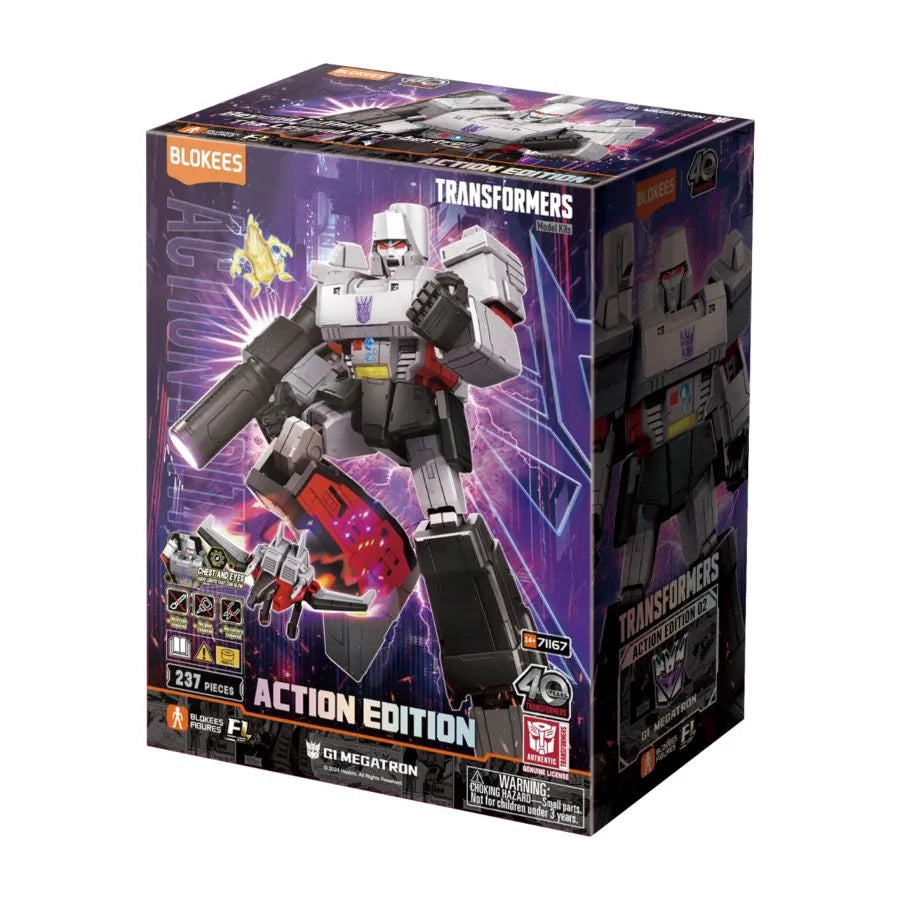 BLO71167 Transformers: G1 - Megatron Action Edition Model Kit - Blokees - Titan Pop Culture