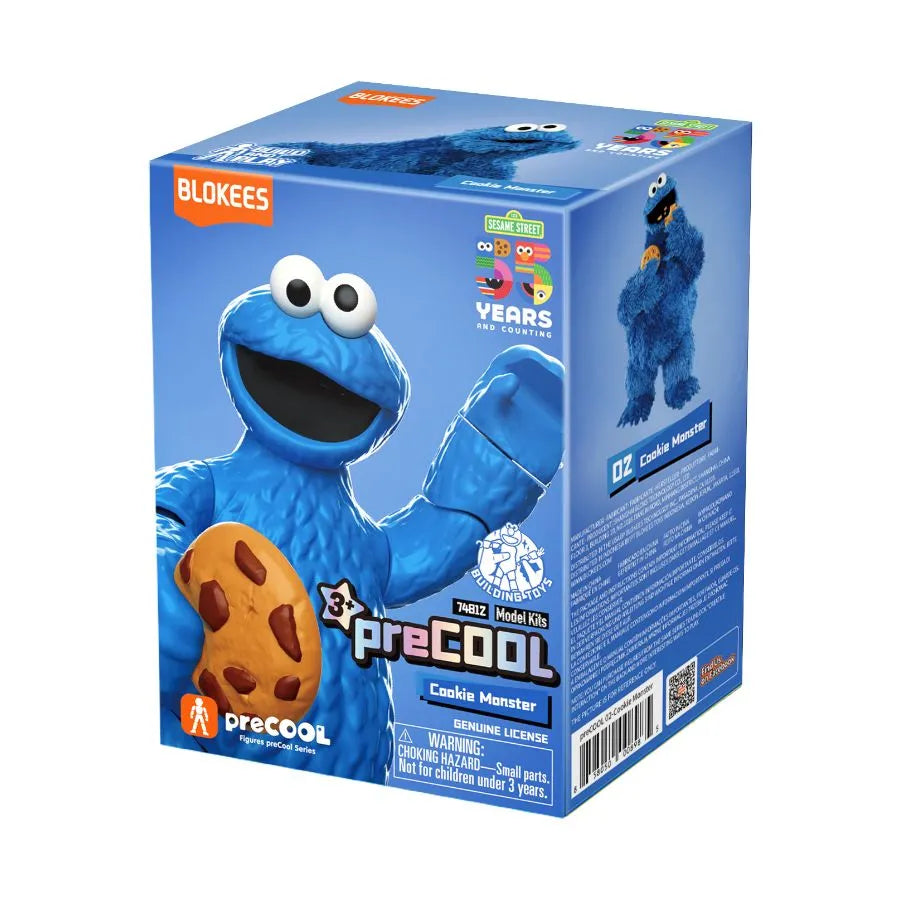 BLO74812 Sesame Street - Cookie Monster preCool Figure - Blokees - Titan Pop Culture