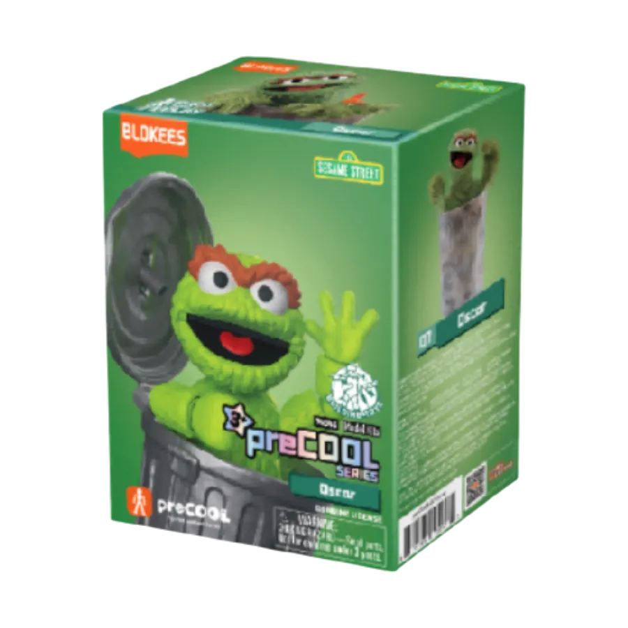 BLO74843 Sesame Street - Oscar preCool Figure - Blokees - Titan Pop Culture