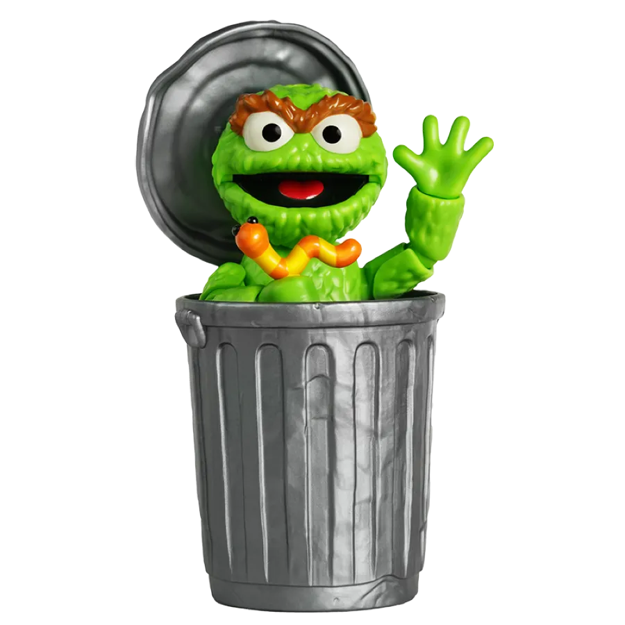 BLO74843 Sesame Street - Oscar preCool Figure - Blokees - Titan Pop Culture