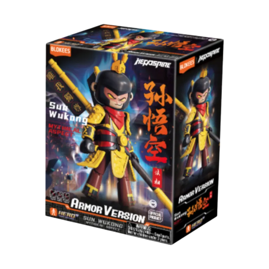 BLO85005 Hero Infinity - Monkey King (Mythical Aspect) Armor Version Model Kit - Blokees - Titan Pop Culture