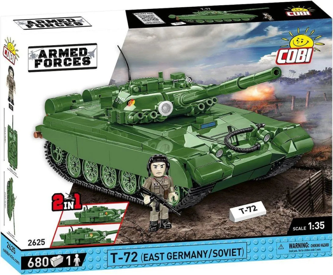 COB2625 Armed Forces - T-72 (East Germany/Soviet) (680 Piece Kit) - Cobi - Titan Pop Culture