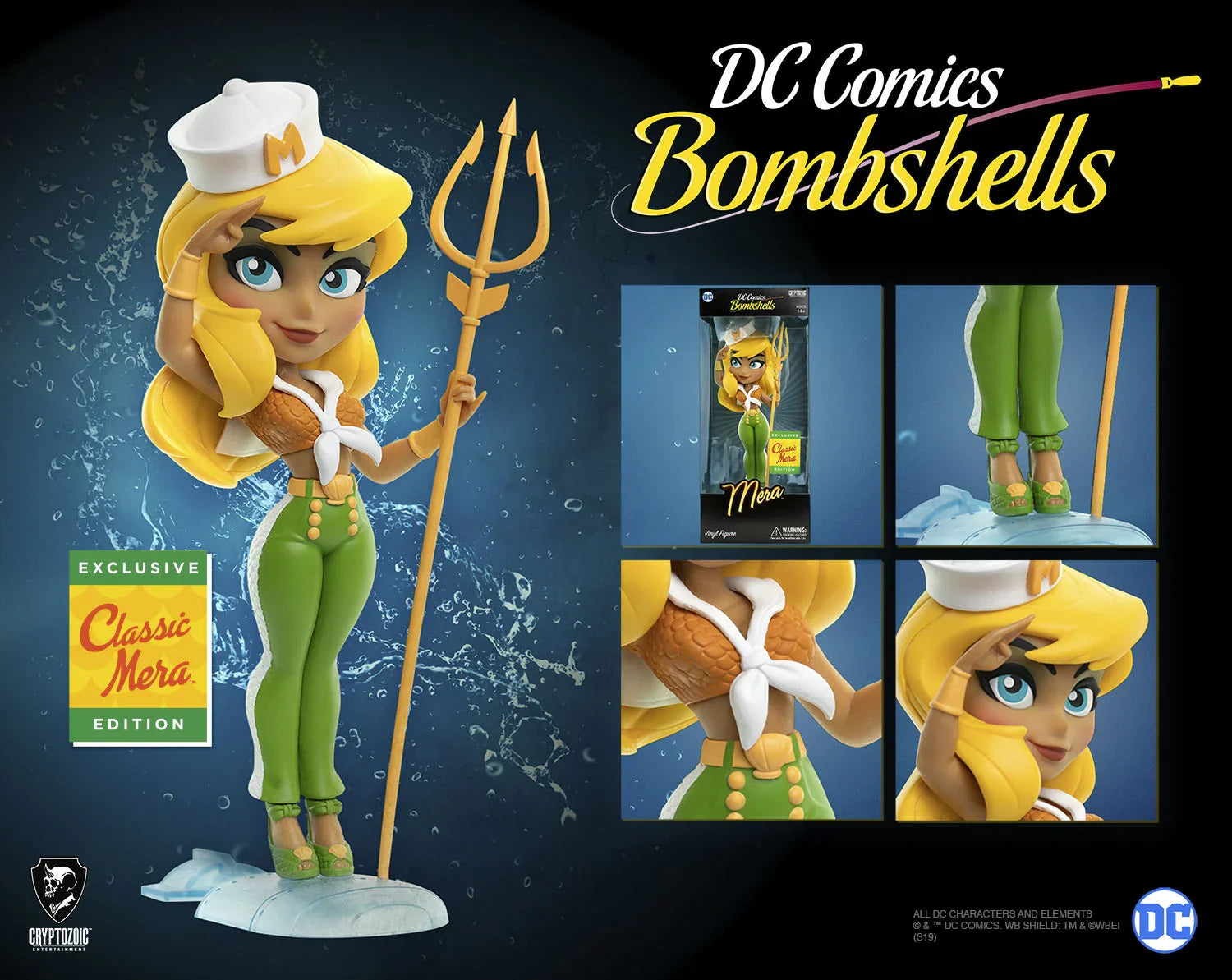 DC Comics Bombshells - Series 03 Mera Classic Vinyl Figure Exclusive