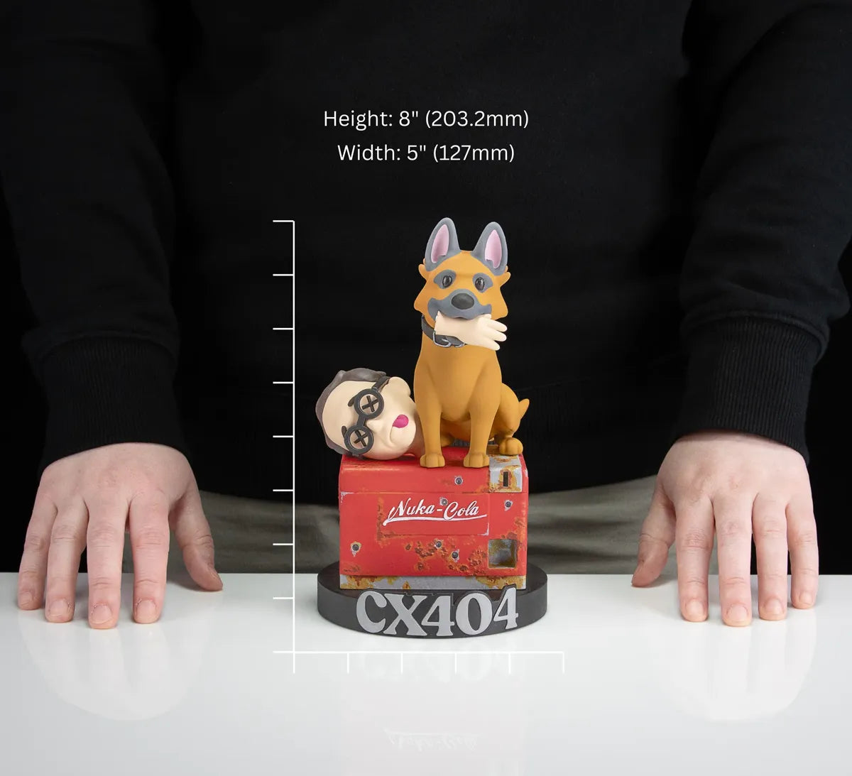 DHC3016-645 Fallout (TV) - CX404 & Wilzig (Head) 8'' Stylised Figure - Dark Horse Comics - Titan Pop Culture