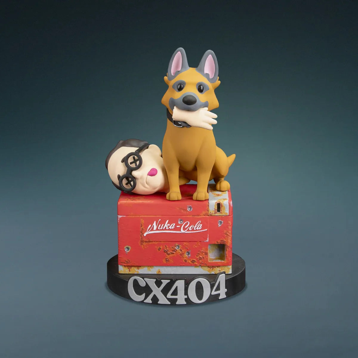 DHC3016-645 Fallout (TV) - CX404 & Wilzig (Head) 8'' Stylised Figure - Dark Horse Comics - Titan Pop Culture