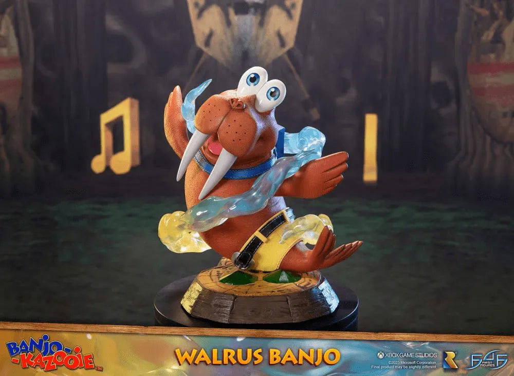 F4FBKBWAL Banjo Kazooie - Walrus Banjo Statue - First 4 Figures - Titan Pop Culture