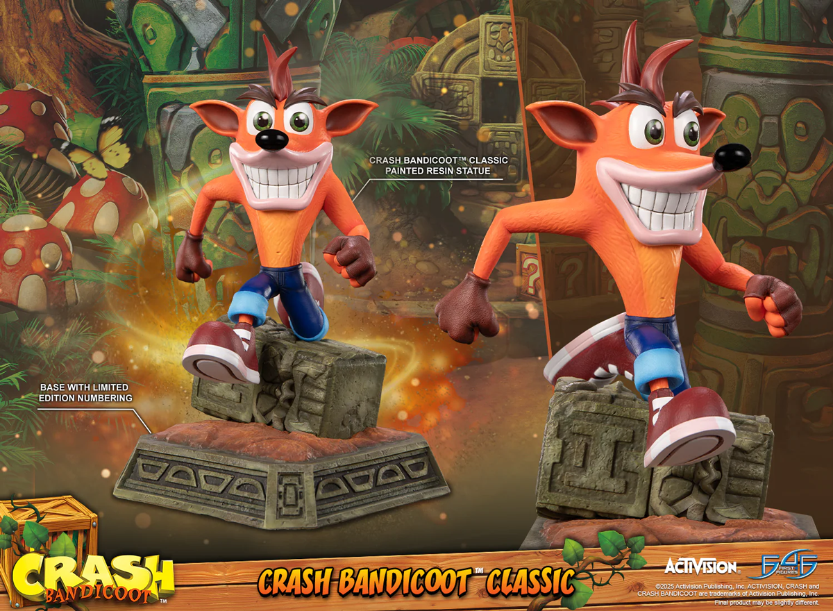 Crash Bandicoot - Crash Running Statue