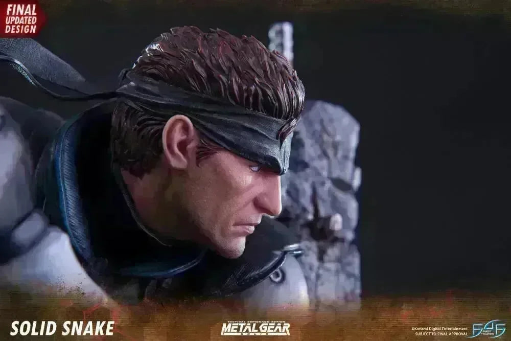 F4FMGSREG Metal Gear Solid - Solid Snake Statue - First 4 Figures - Titan Pop Culture