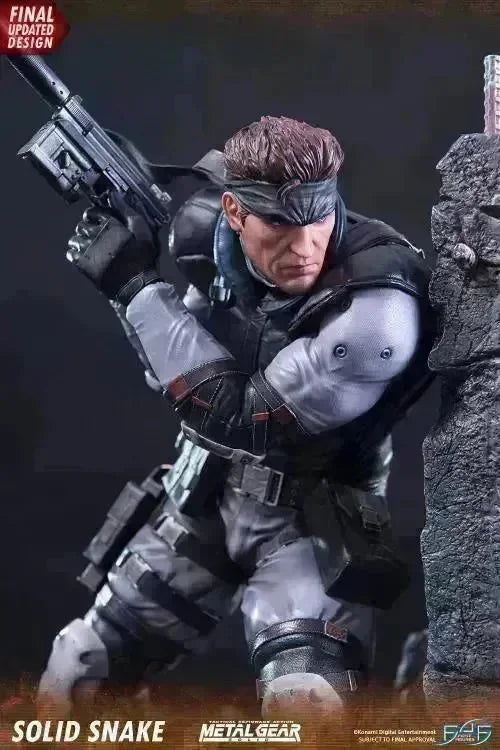 F4FMGSREG Metal Gear Solid - Solid Snake Statue - First 4 Figures - Titan Pop Culture