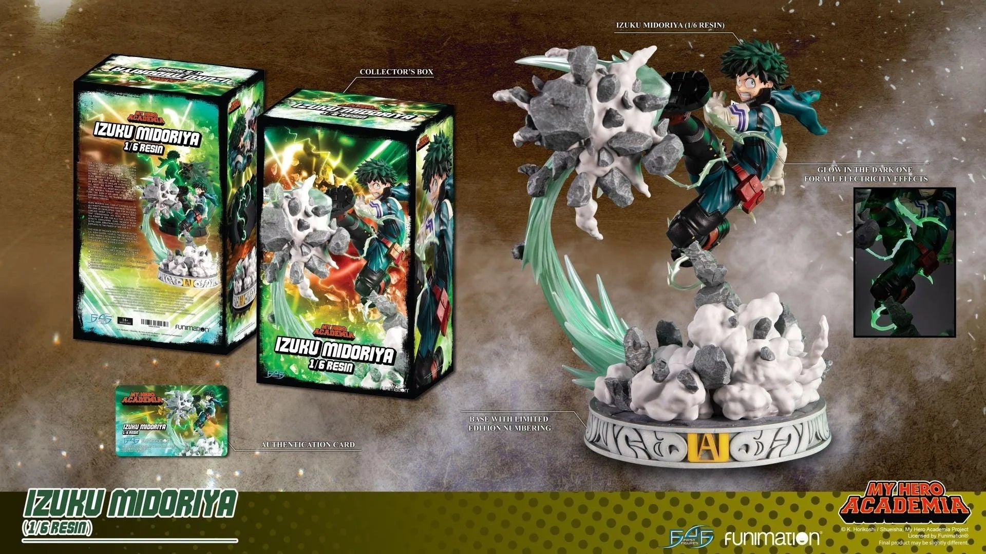 F4FMHADRST My Hero Academia - Izuku Midoriya 1:6 Scale Statue - First 4 Figures - Titan Pop Culture