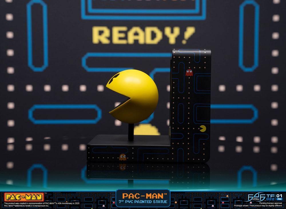 F4FPACVST Pac-Man - Pac-Man 7" PVC Statue - First 4 Figures - Titan Pop Culture