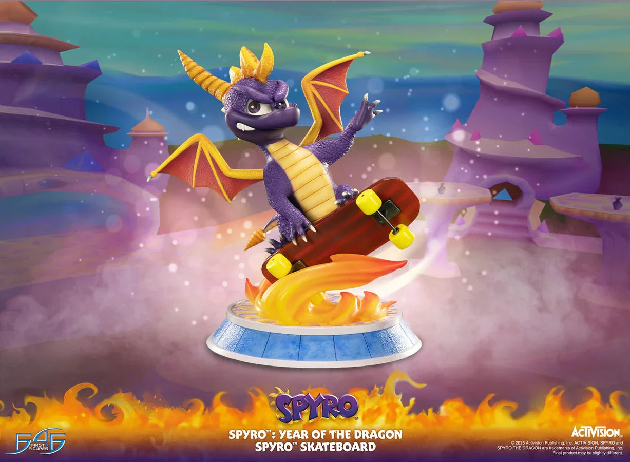 Spyro: Year Of The Dragon - Skatebaord Statue