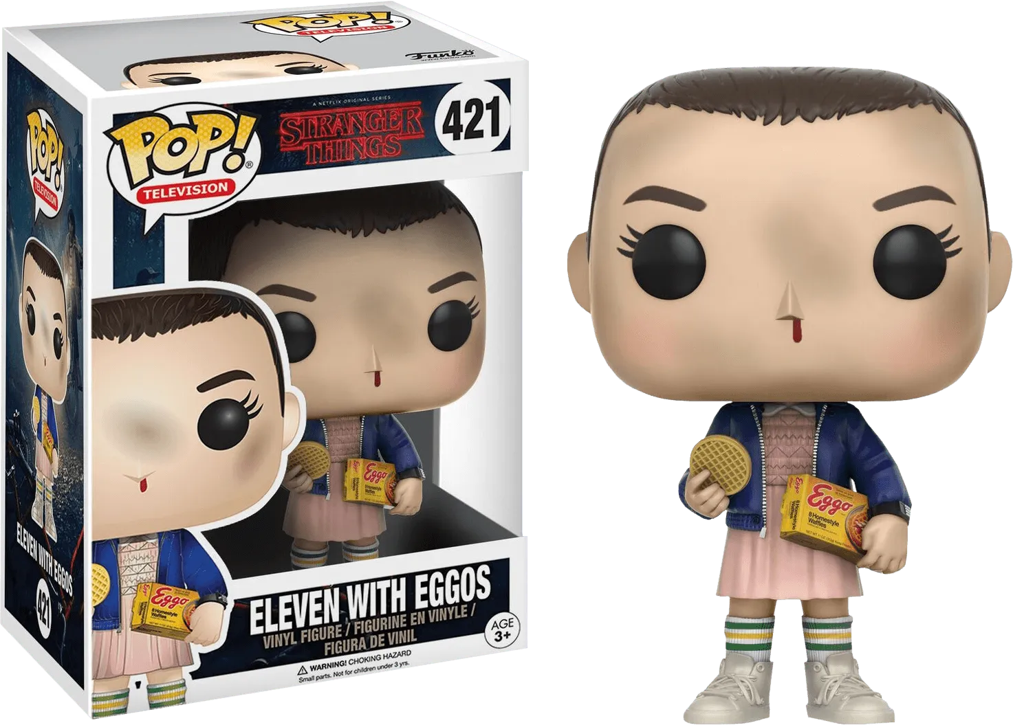 FUN13318 Stranger Things - Eleven with Eggos (with chase) Pop! Vinyl - Funko - Titan Pop Culture
