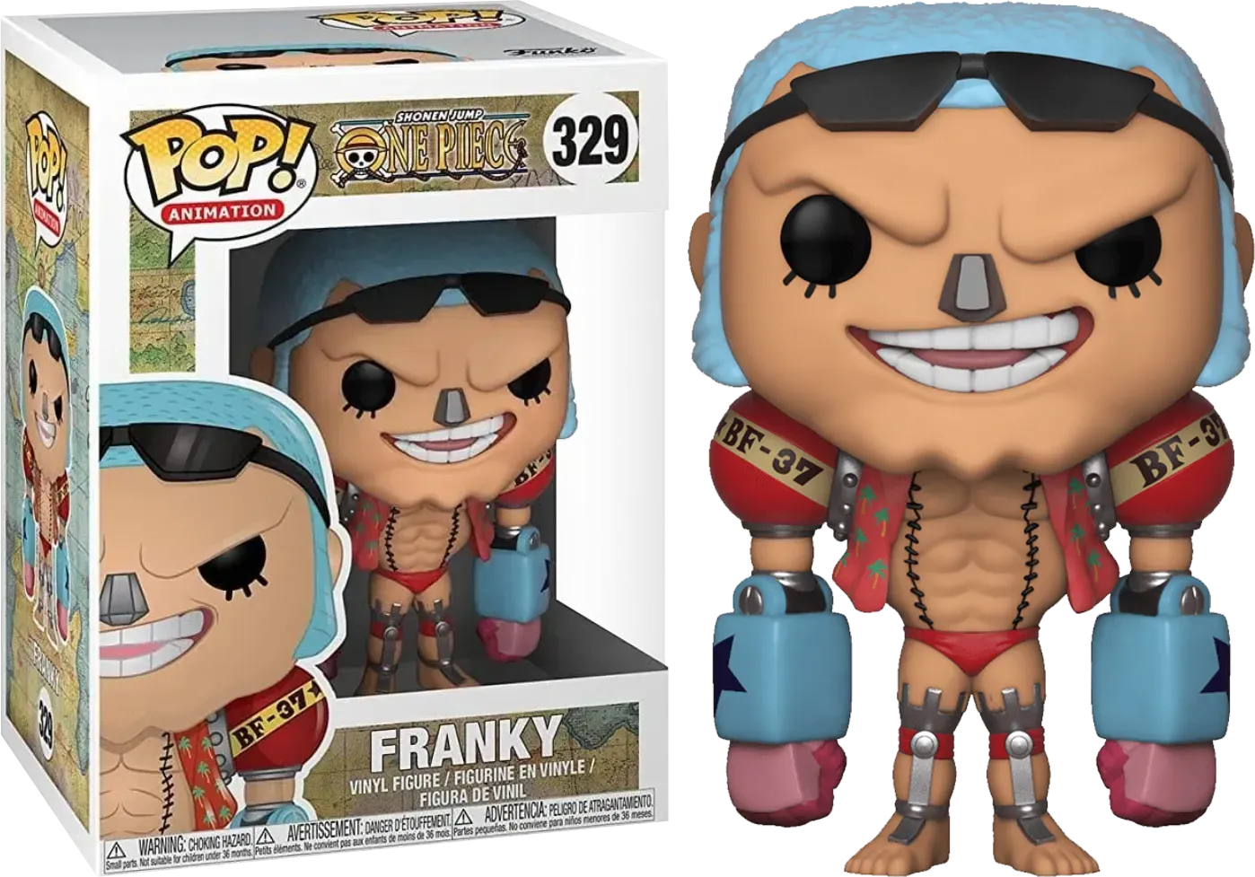 FUN23193 One Piece - Franky Pop! Vinyl - Funko TBA - Titan Pop Culture