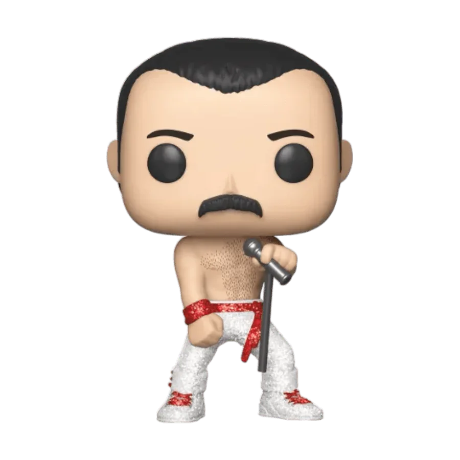 FUN33734 Queen - Freddie Mercury Diamond Glitter US Exclusive Pop! Vinyl - Funko - Titan Pop Culture