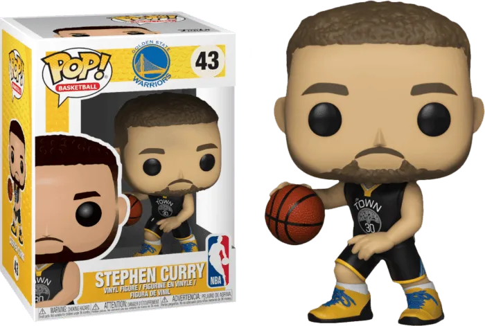 FUN34449 NBA: Warriors - Stephen Curry Pop! Vinyl - Funko - Titan Pop Culture