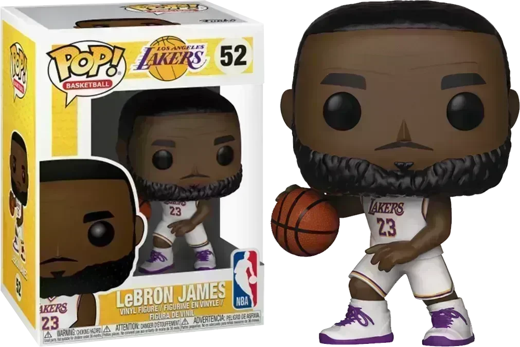FUN37271 NBA: Lakers - Lebron James (White Uniform) Pop! Vinyl - Funko - Titan Pop Culture