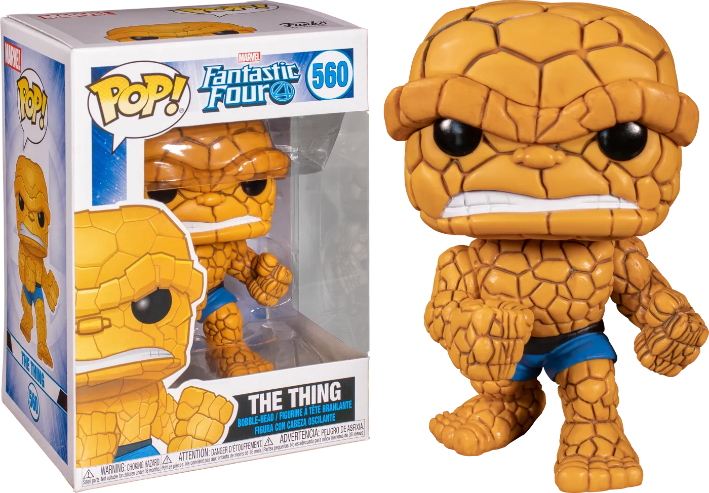 FUN44988 Fantastic Four (comics) - The Thing Pop! Vinyl - Funko - Titan Pop Culture
