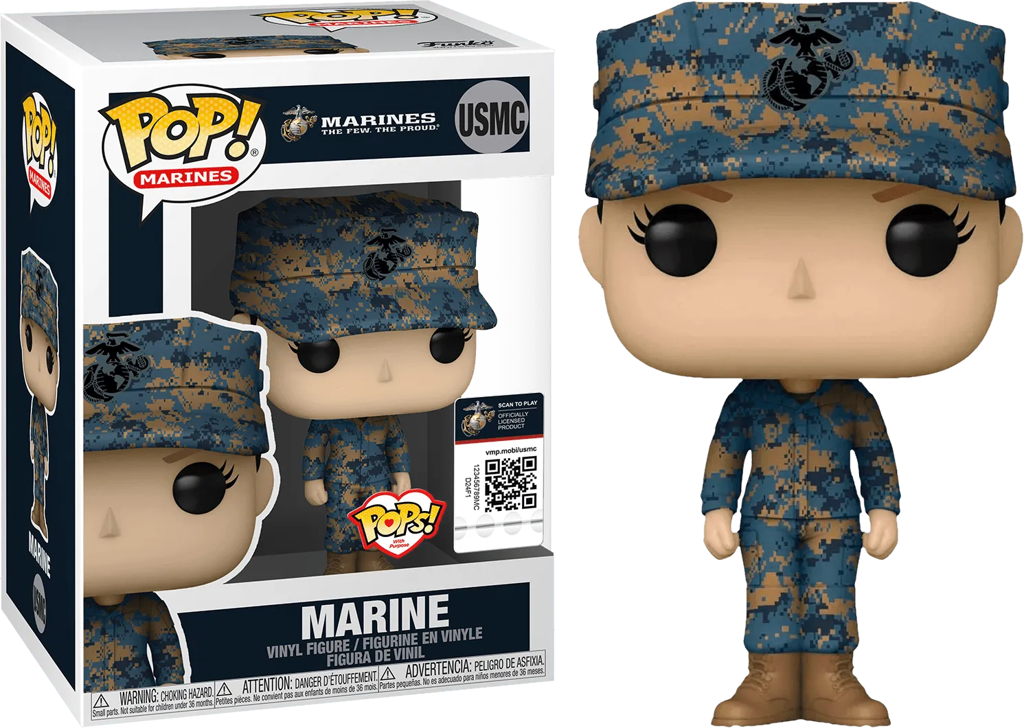 FUN46746 US Military: Marines - Female Caucasian Pop! Vinyl - Funko - Titan Pop Culture