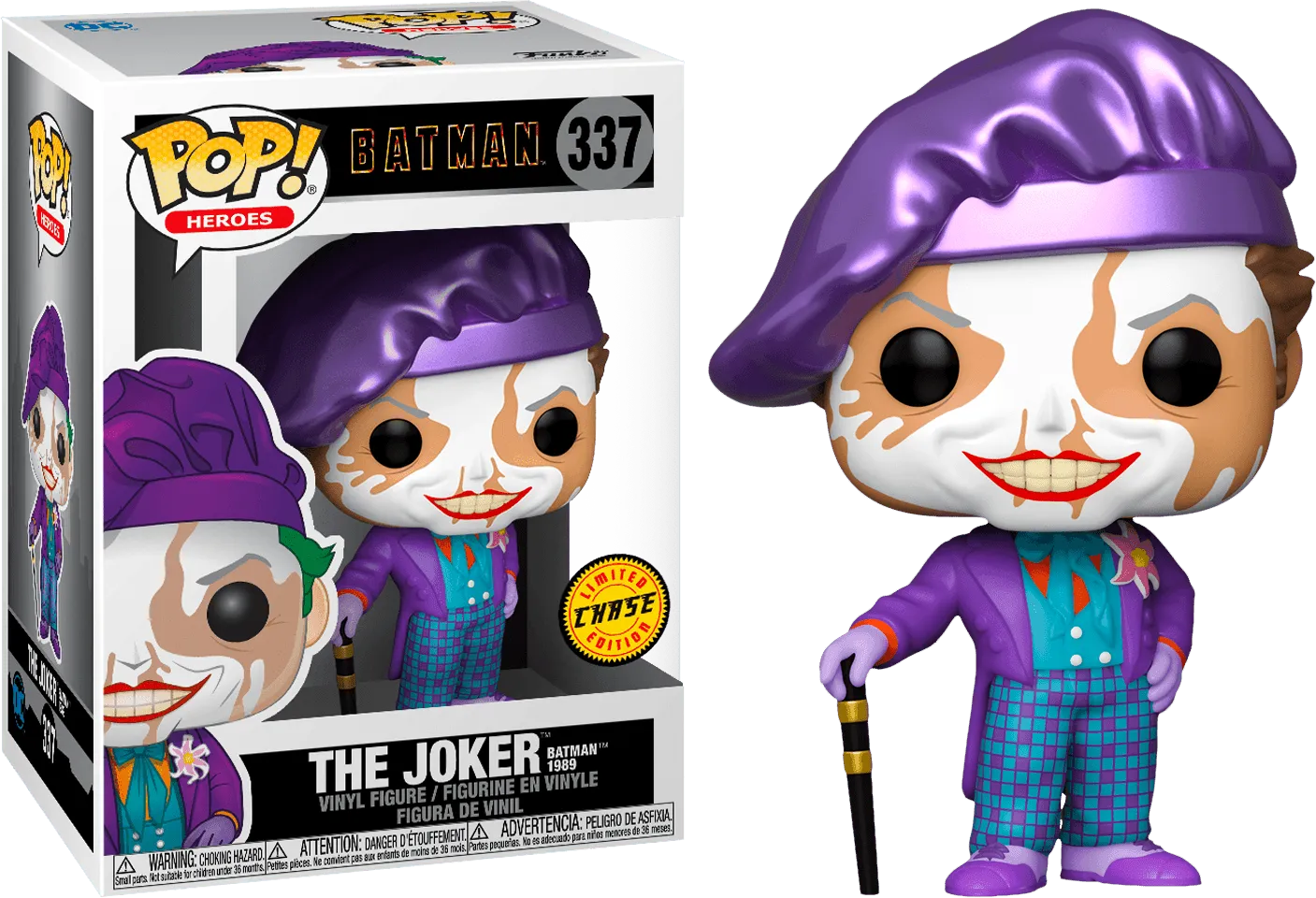 FUN47709 Batman 1989 - Joker with Hat (with chase) Pop! Vinyl - Funko - Titan Pop Culture