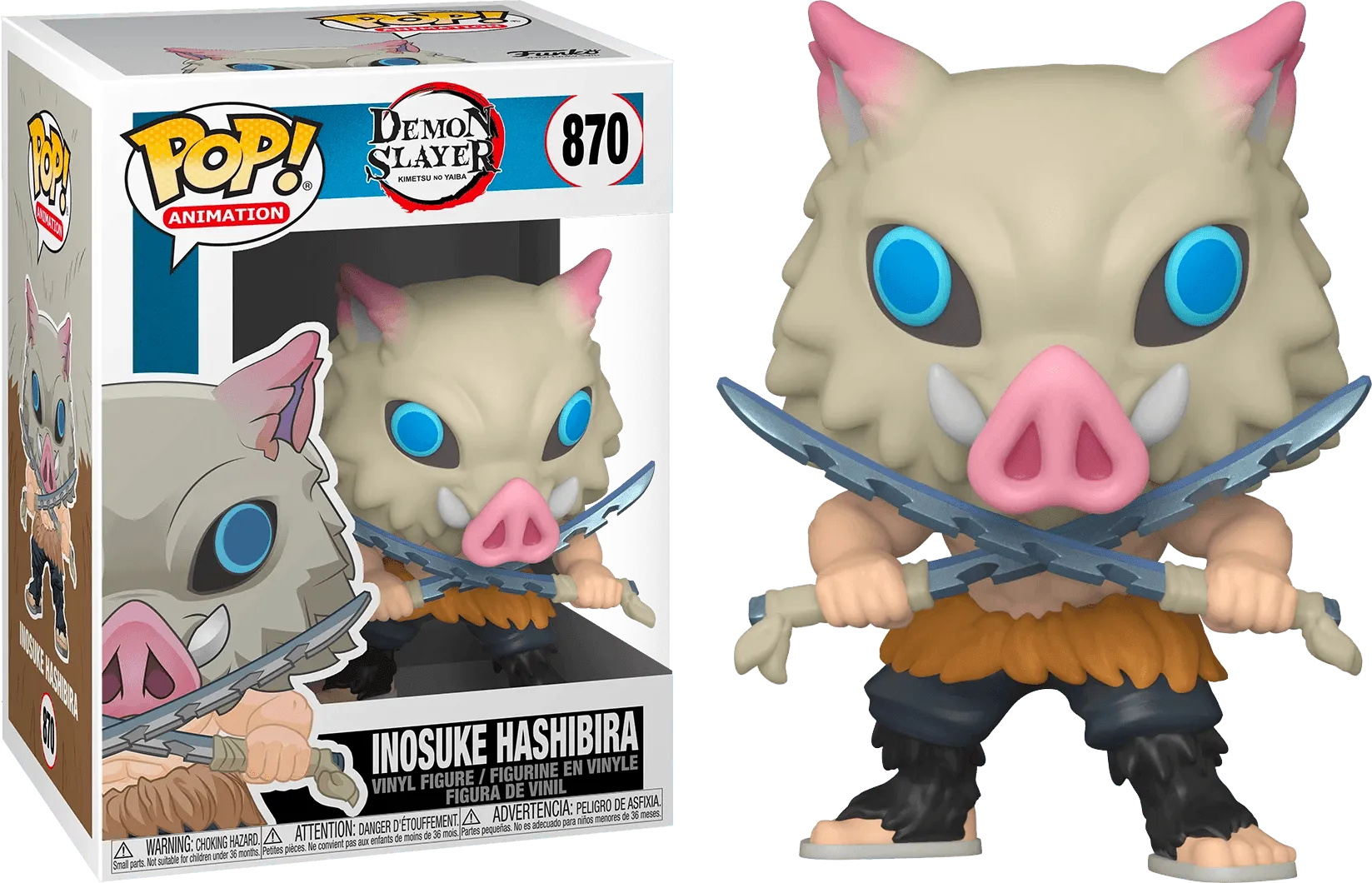 FUN49011 Demon Slayer - Inosuke Hashibira Pop! Vinyl - Funko - Titan Pop Culture