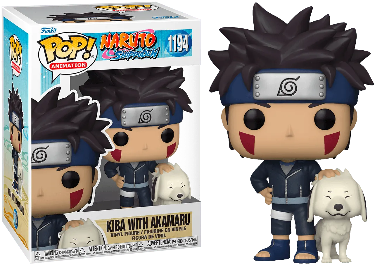 FUN49804 Naruto: Shippuden - Kiba with Akamaru Pop! Vinyl - Funko - Titan Pop Culture