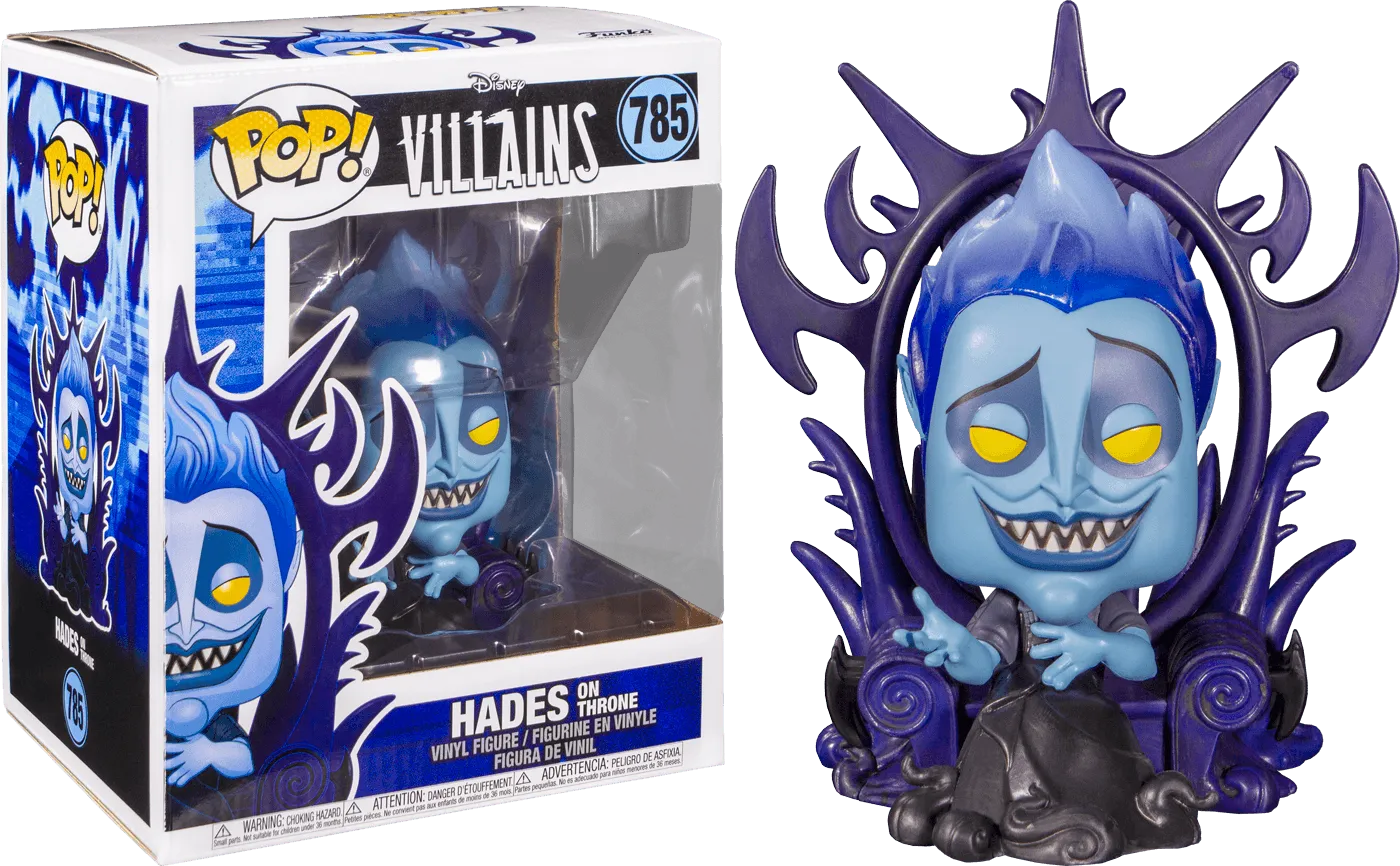 FUN49819 Disney Villains - Hades on Throne Pop! Deluxe - Funko - Titan Pop Culture
