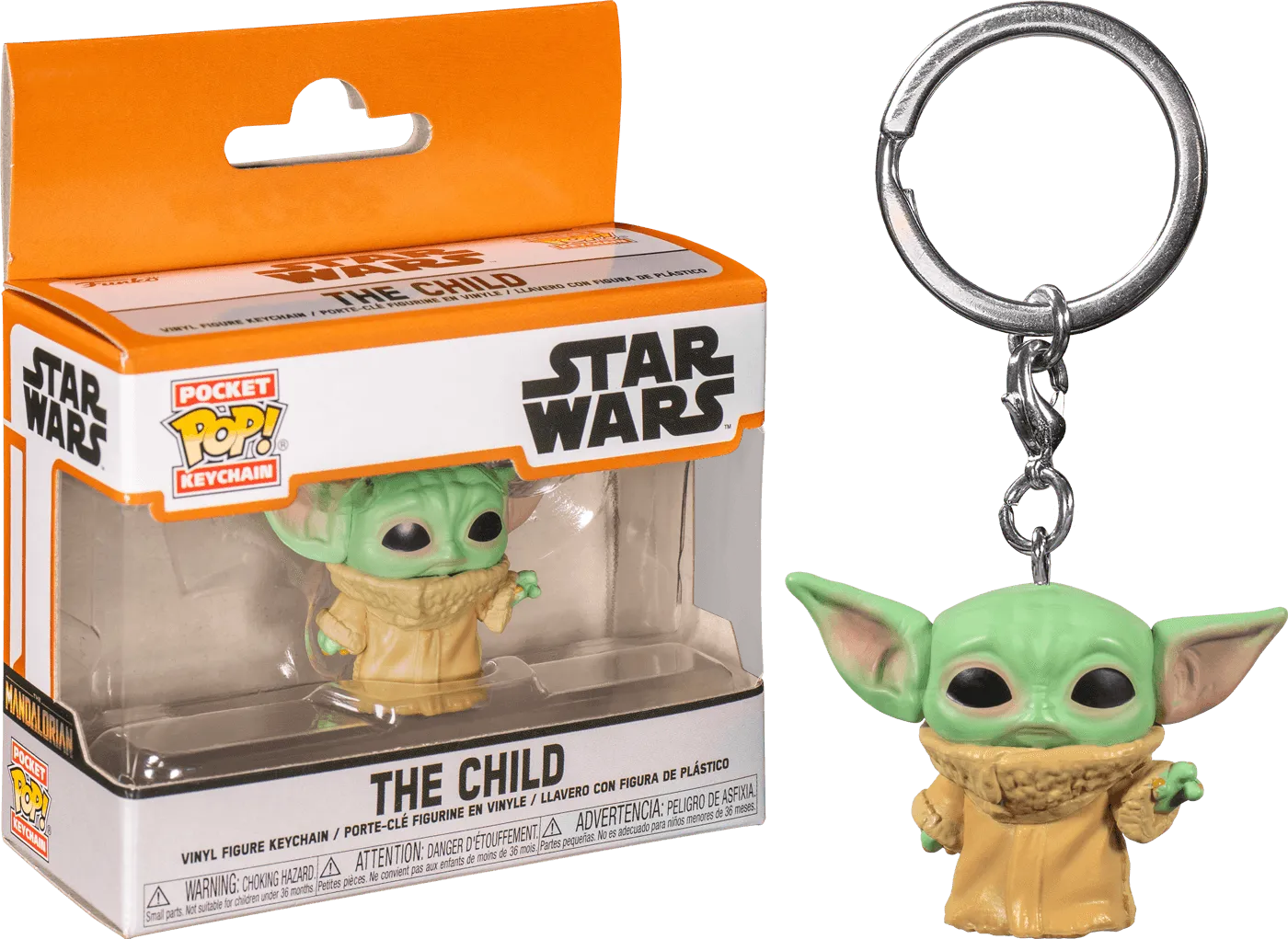 FUN53043 Star Wars: The Mandalorian - The Child Pocket Pop! Keychain - Funko - Titan Pop Culture