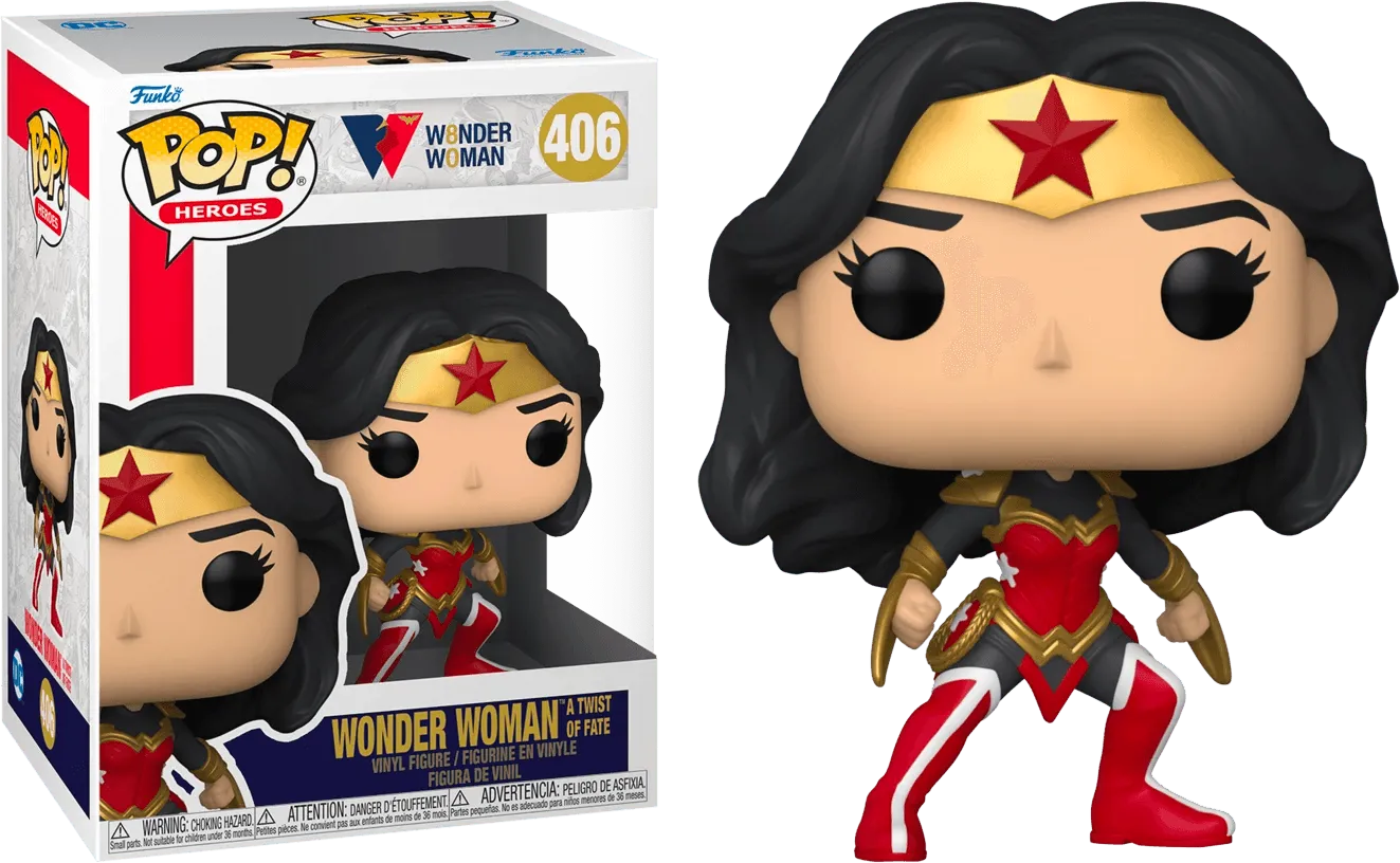 FUN54991 Wonder Woman - A Twist of Fate 80th Anniversary Pop! Vinyl - Funko - Titan Pop Culture