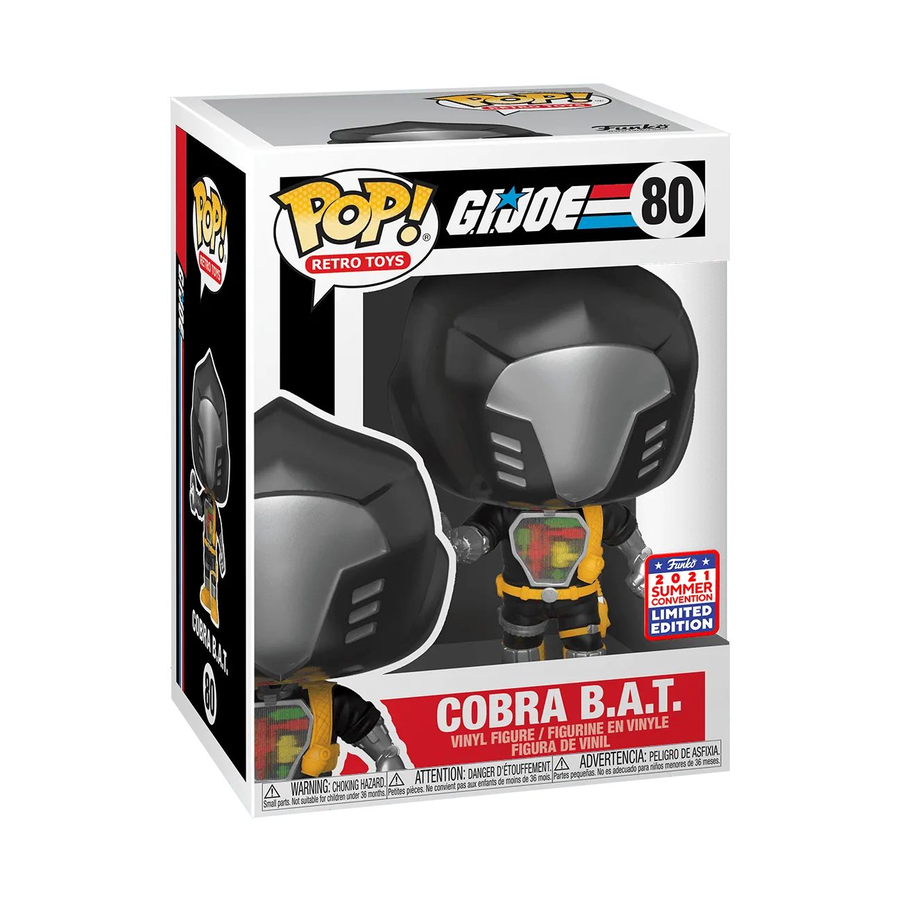FUN55555LESS G.I. Joe - Cobra B.A.T. SDCC 2021 US Exclusive Pop! Vinyl - Less Than Perfect - Funko - Titan Pop Culture