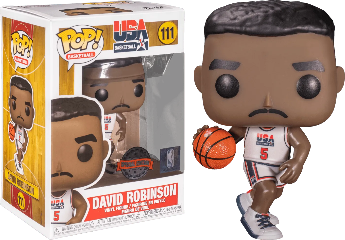 FUN56397 NBA: Legends - David Robinson 92 Team USA Pop! Vinyl - Funko - Titan Pop Culture