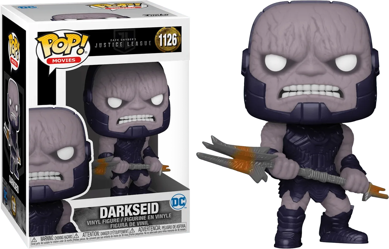 FUN57359 Justice League: Snyder Cut - Darkside Armoured Pop! Vinyl - Funko - Titan Pop Culture