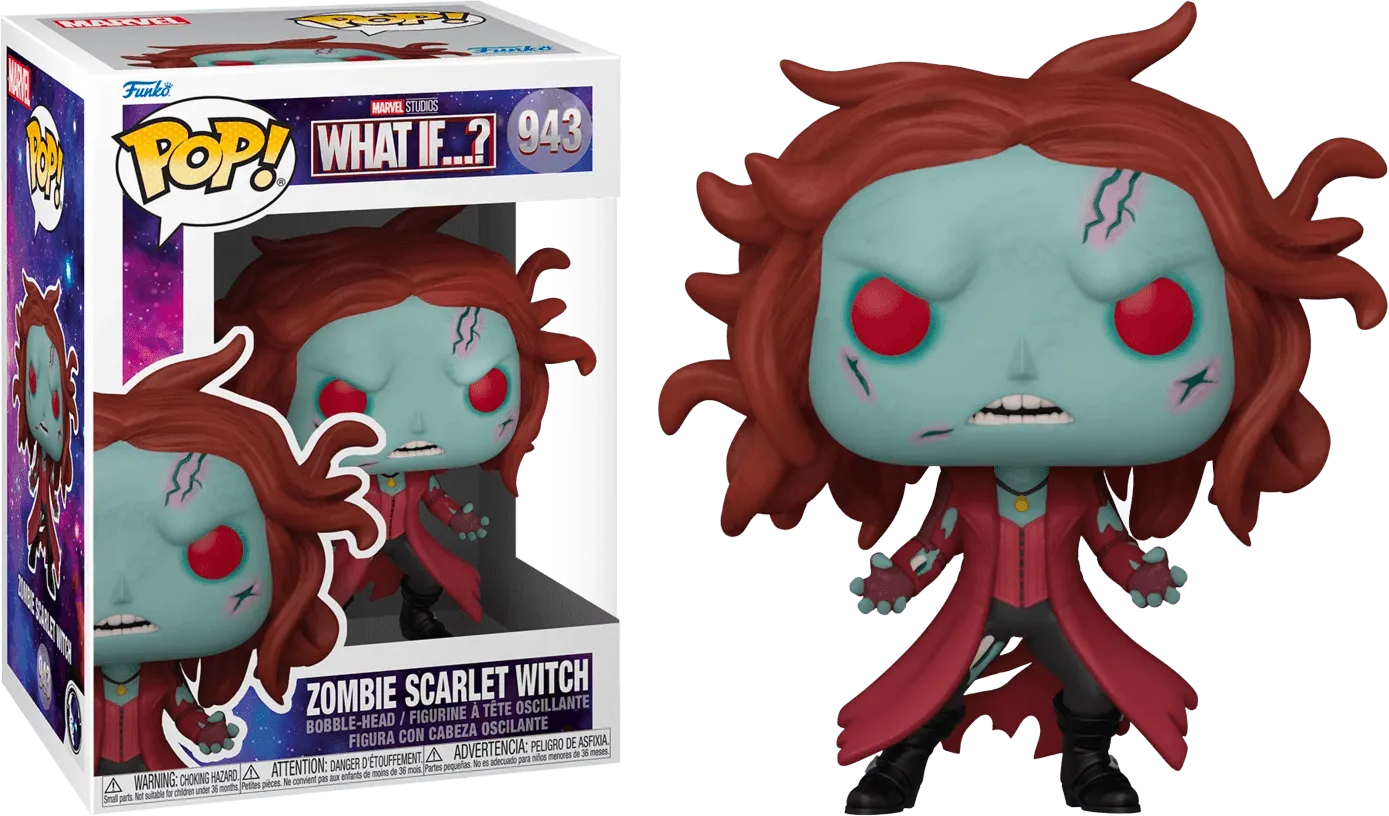 FUN57378 What If - Zombie Scarlet Witch Pop! Vinyl - Funko - Titan Pop Culture