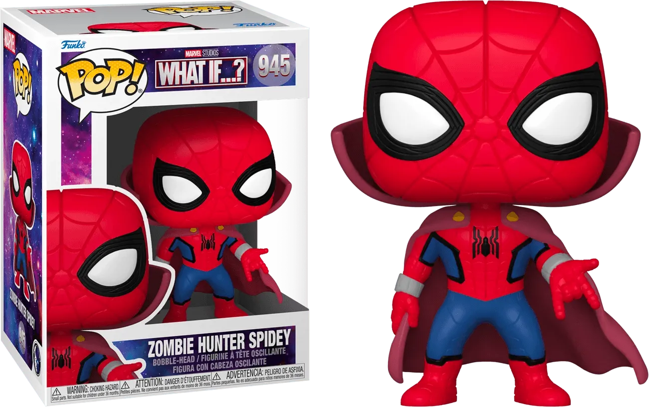 FUN57380 What If - Spider-Man Zombie Hunter Pop! Vinyl - Funko - Titan Pop Culture