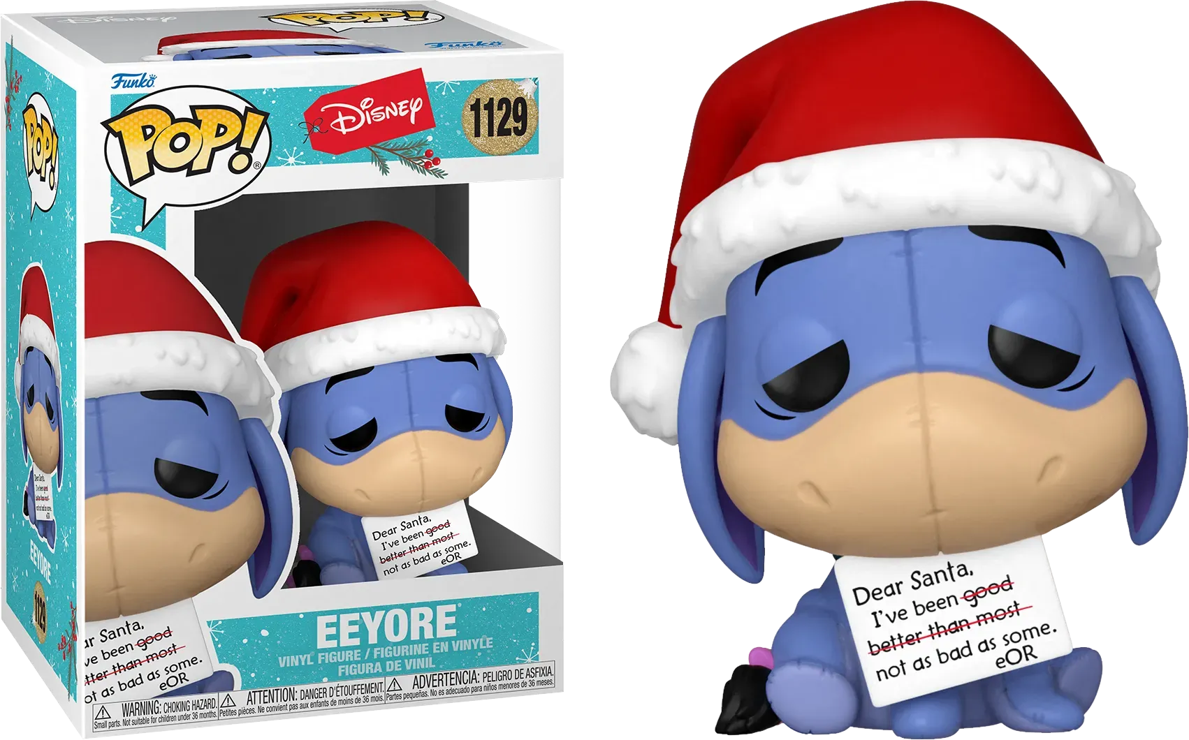 FUN57748 Winnie the Pooh - Eeyore Holiday Pop! Vinyl - Funko - Titan Pop Culture