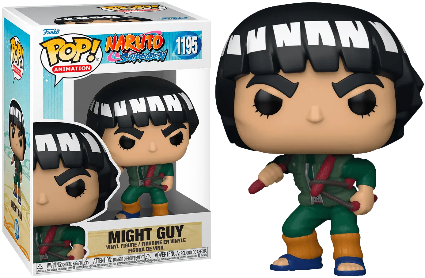 FUN58008 Naruto: Shippuden - Might Guy Pop! Vinyl - Funko - Titan Pop Culture