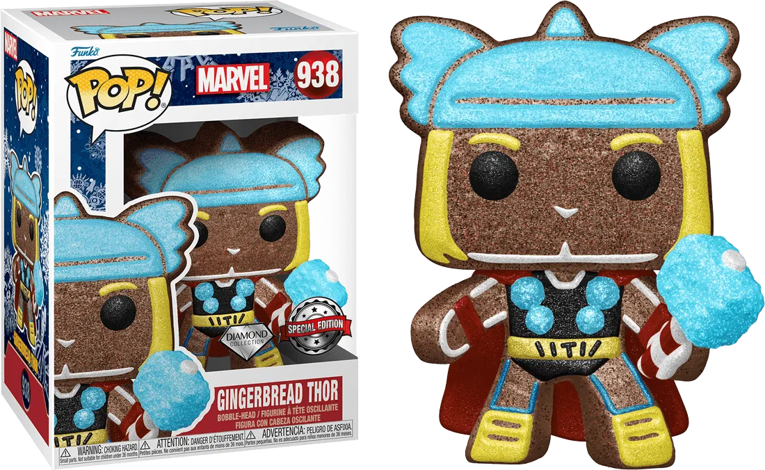 FUN58235 Thor - Thor gingerbread Diamond Glitter Pop! Vinyl - Funko - Titan Pop Culture