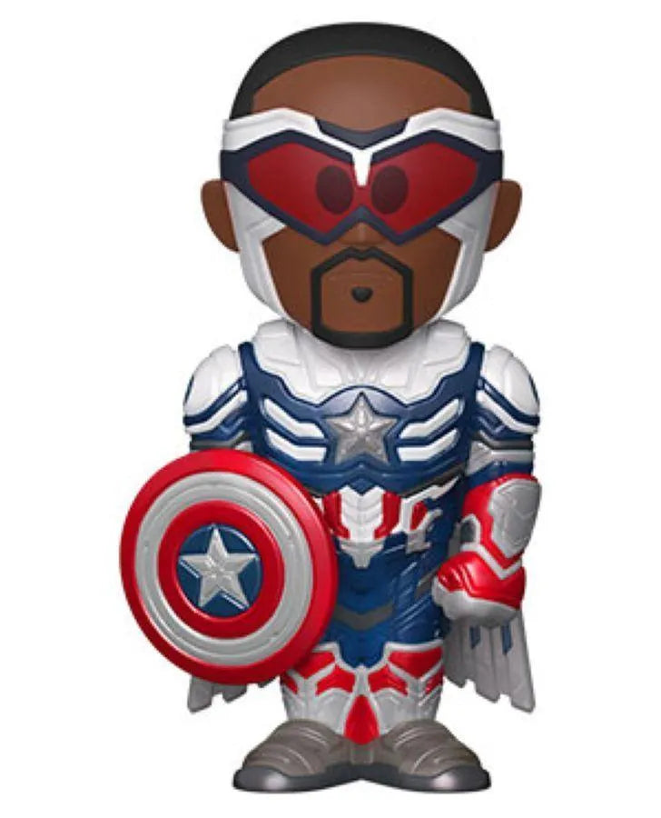 FUN58319 The Falcon and the Winter Soldier - Captain America (with chase) Vinyl Soda - Funko - Titan Pop Culture