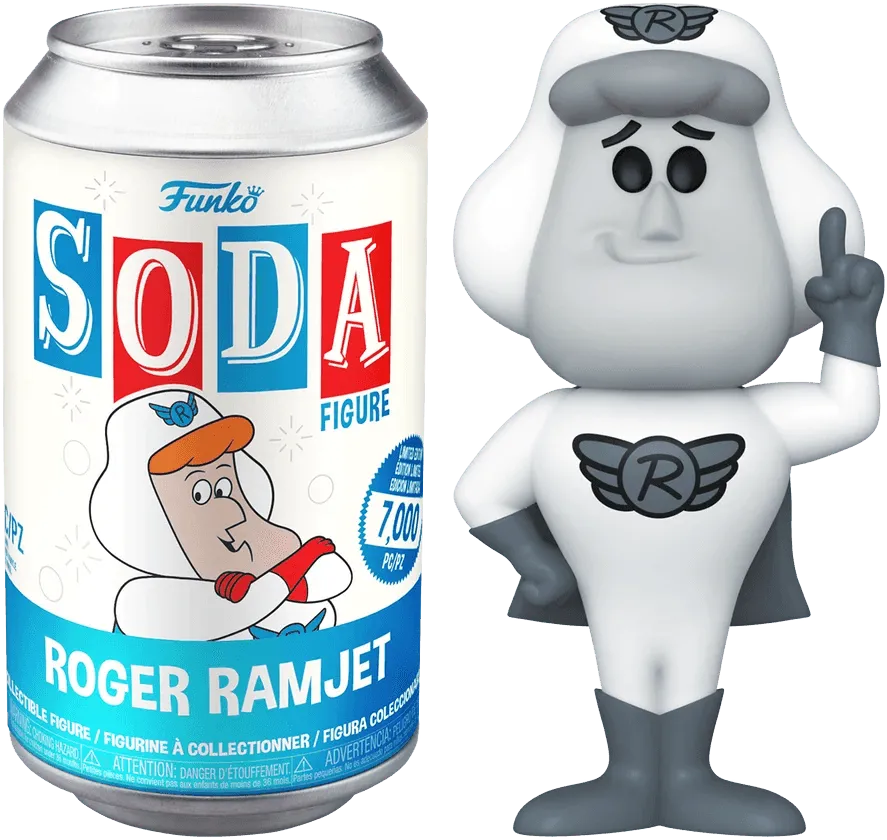 FUN58731 Roger Ramjet - Roger Ramjet (with chase) Vinyl Soda - Funko - Titan Pop Culture