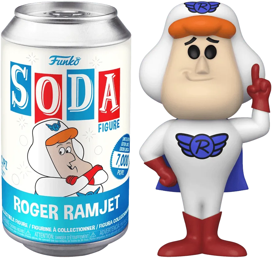 FUN58731 Roger Ramjet - Roger Ramjet (with chase) Vinyl Soda - Funko - Titan Pop Culture