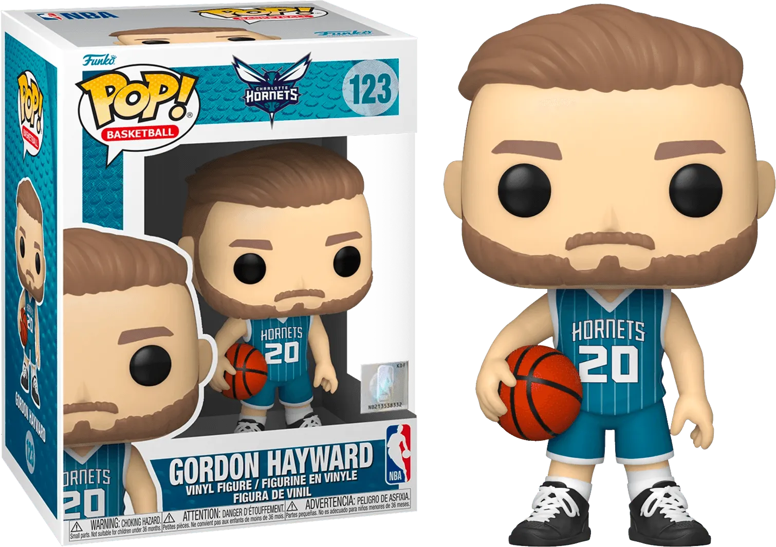 FUN59263 NBA: Hornets - Gordon Hayward (Teal Jersey) Pop! Vinyl - Funko - Titan Pop Culture