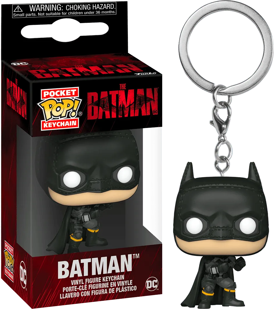 FUN59283 The Batman - Batman Pocket Pop! Keychain - Funko - Titan Pop Culture