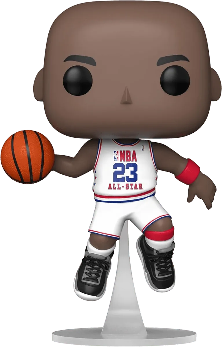 FUN59374 NBA: Legends - Michael Jordan White All Star Uniform 92 Pop! Vinyl - Funko TBA - Titan Pop Culture