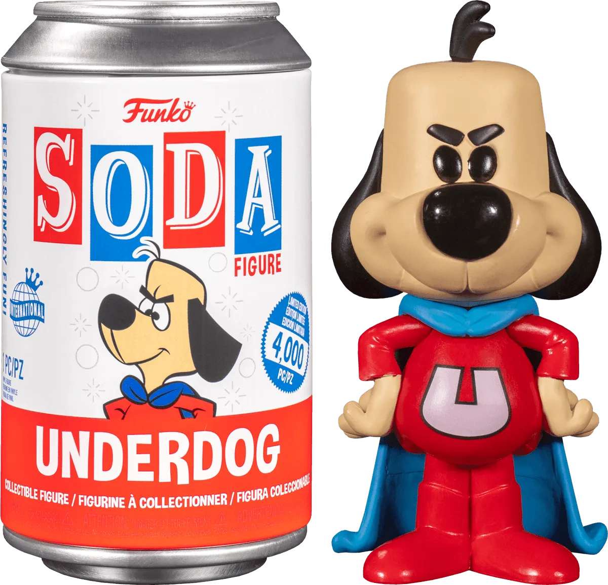 FUN59462 Underdog - Underdog (with chase) Vinyl Soda - Funko - Titan Pop Culture