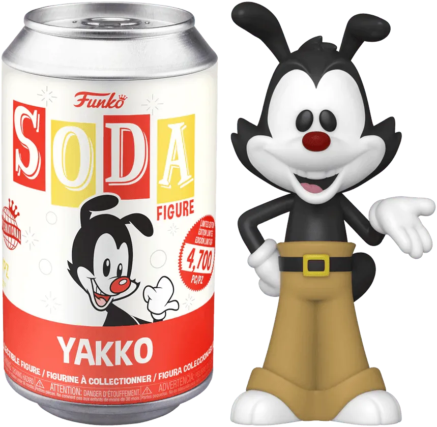 FUN60819 Animaniacs - Yakko (with chase) Vinyl Soda - Funko - Titan Pop Culture