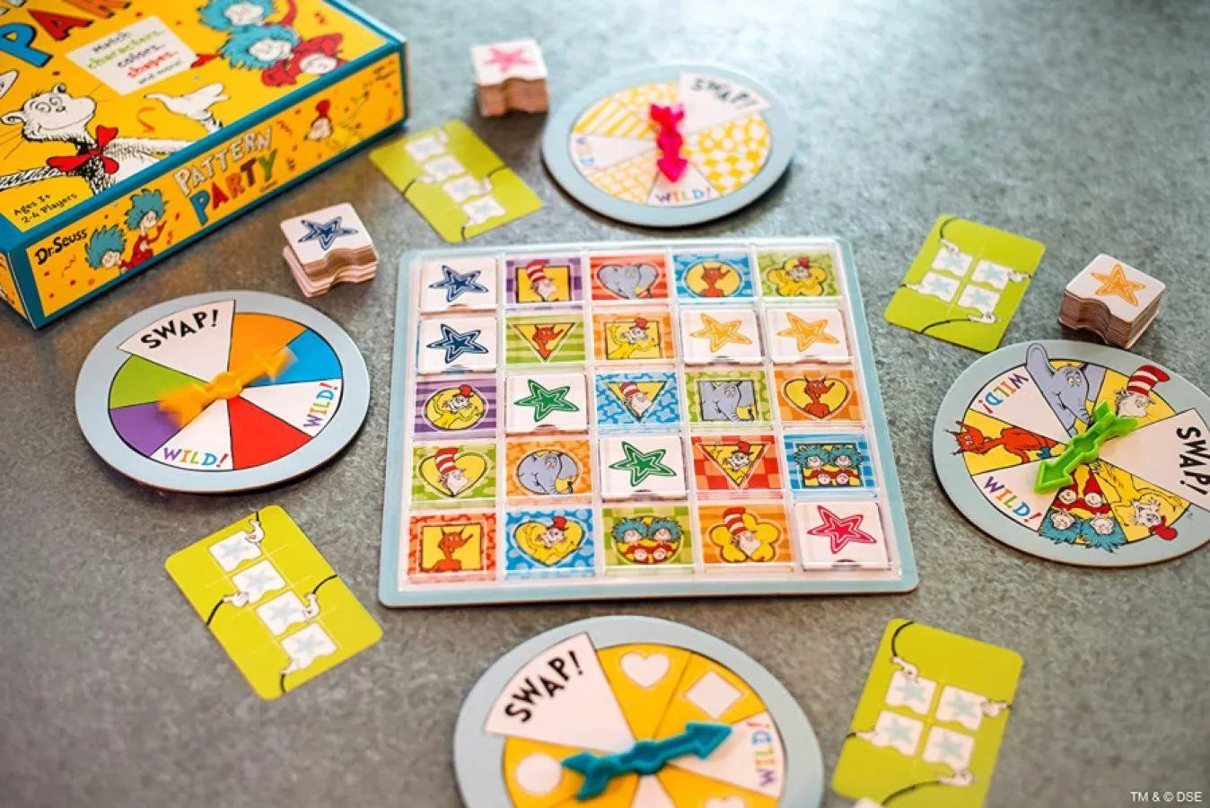 FUN60866 Dr Seuss - Pattern Party Game - Funko - Titan Pop Culture