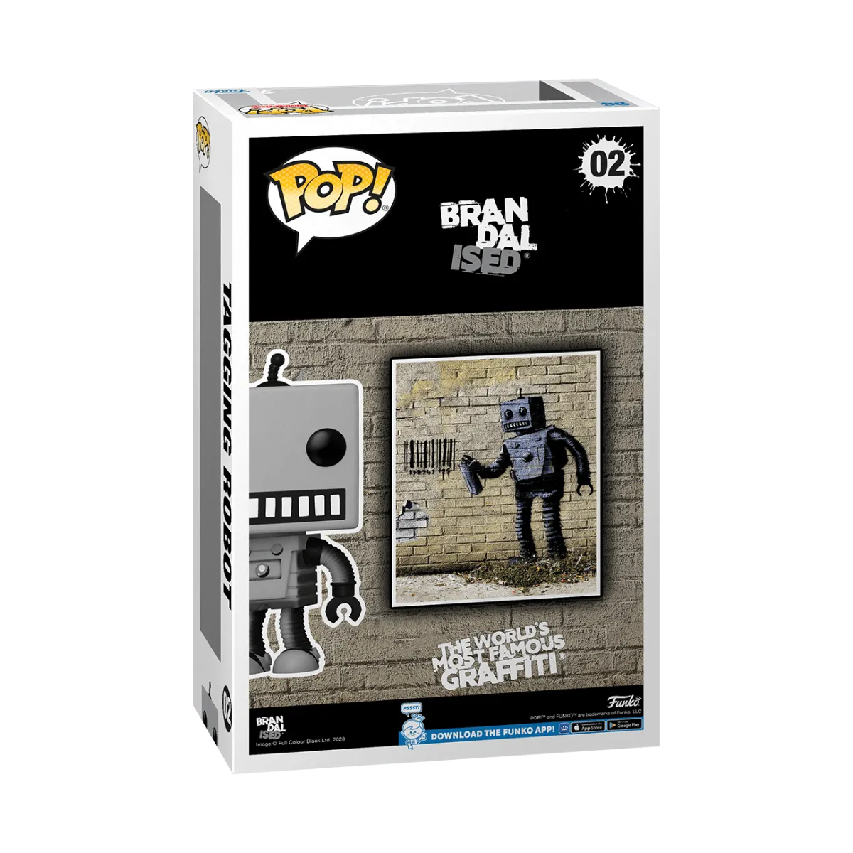 FUN61517 Brandalised - Tagging Robot Pop! Art Cover - Funko - Titan Pop Culture