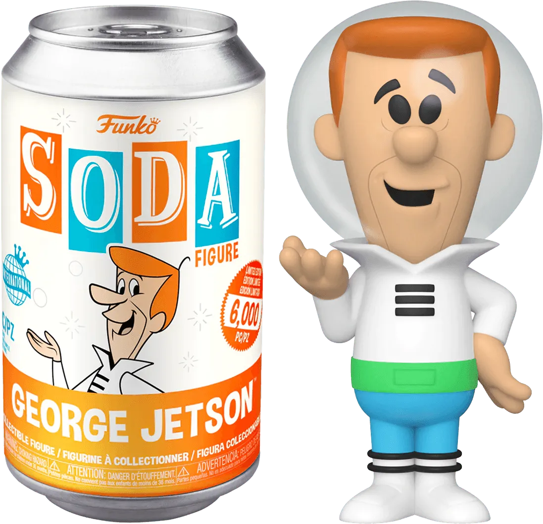 FUN61721 The Jetsons - George Jetson (with chase) Vinyl Soda - Funko - Titan Pop Culture