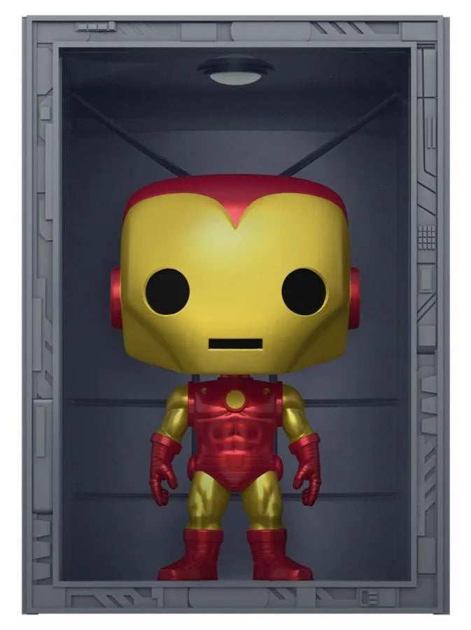 FUN62781 Marvel Comics - Hall of Armor: Iron Man Model IV Metallic US Exclusive Pop! Deluxe - Funko - Titan Pop Culture