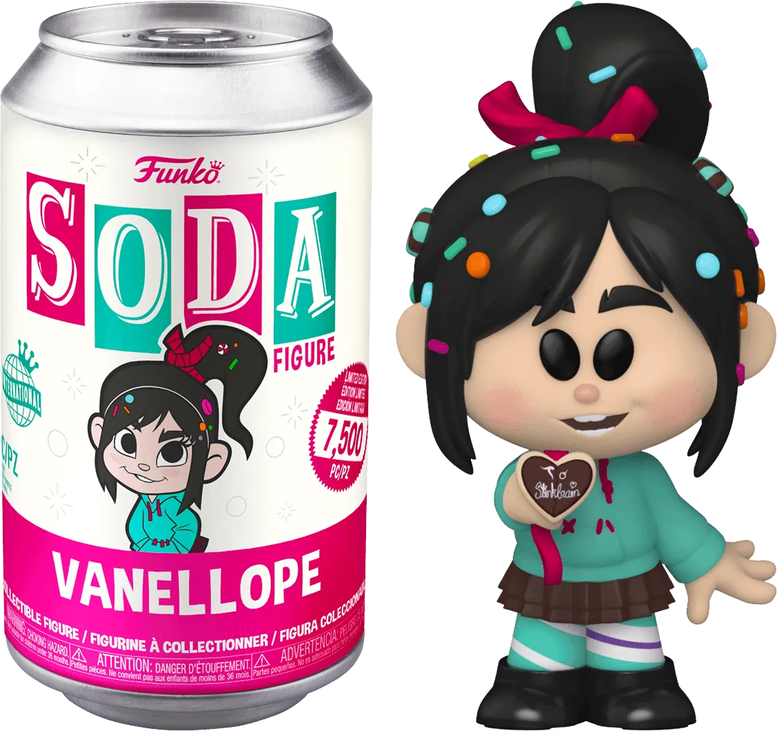 FUN63890 Wreck-It Ralph - Vanellope (with chase) Vinyl Soda - Funko - Titan Pop Culture